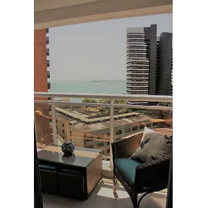 Flat No Mais Novo Edifício Conceito Com Linda Vista Mar !!! Fortaleza (Ceara)